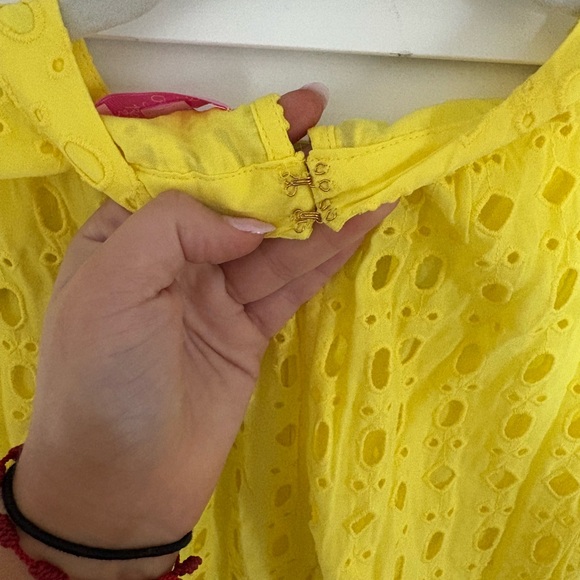 Lilly Pulitzer Sunny Yellow Eyelet Top - Picture 6 of 6
